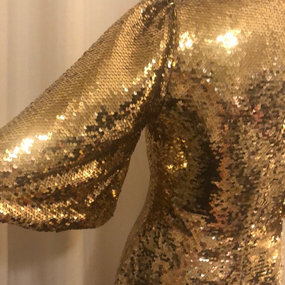 MINKPINK Gold Sequin Dress 👗 - Picture 9 of 9